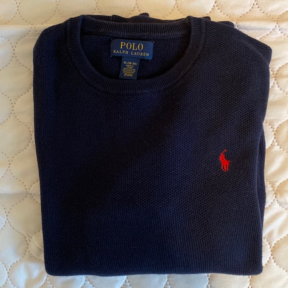 Kids Polo by Ralph Lauren Sweater, Blue, Size = XL (18-20) - Picture 1 of 3